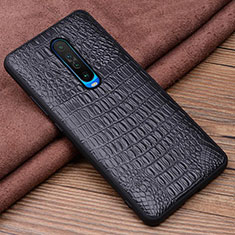 Soft Luxury Leather Snap On Case Cover S01 for Xiaomi Redmi K30i 5G Black