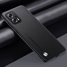 Soft Luxury Leather Snap On Case Cover S01 for Xiaomi Redmi Note 11T Pro+ Plus 5G Black