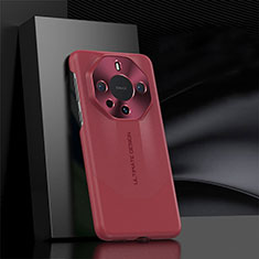 Soft Luxury Leather Snap On Case Cover S02 for Huawei Mate 60 RS Ultimate Red