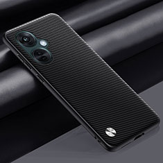 Soft Luxury Leather Snap On Case Cover S02 for OnePlus Nord CE 3 5G Dark Gray