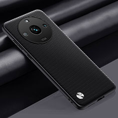Soft Luxury Leather Snap On Case Cover S02 for Realme 11 Pro 5G Dark Gray