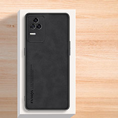 Soft Luxury Leather Snap On Case Cover S02 for Xiaomi Poco F4 5G Black