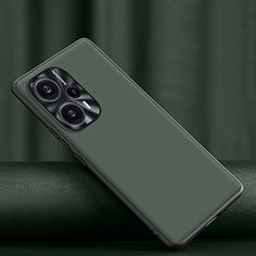 Soft Luxury Leather Snap On Case Cover S02 for Xiaomi Poco F5 5G Green