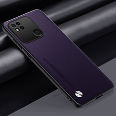 Soft Luxury Leather Snap On Case Cover S02 for Xiaomi Redmi 10A 4G Purple