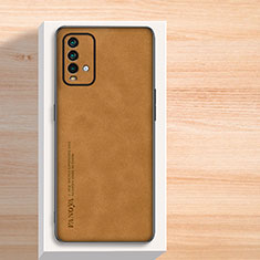Soft Luxury Leather Snap On Case Cover S02 for Xiaomi Redmi 9T 4G Brown