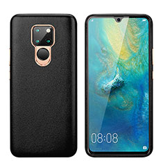 Soft Luxury Leather Snap On Case Cover S03 for Huawei Mate 20 Black