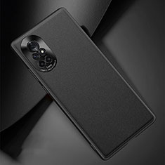 Soft Luxury Leather Snap On Case Cover S03 for Huawei Nova 8 5G Black
