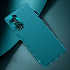 Soft Luxury Leather Snap On Case Cover S03 for Huawei Nova 8 5G Cyan