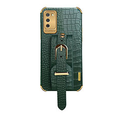 Soft Luxury Leather Snap On Case Cover S03 for Samsung Galaxy A03s Green