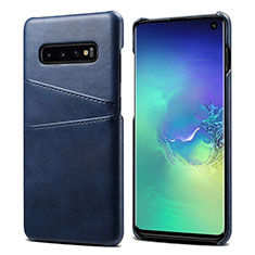 Soft Luxury Leather Snap On Case Cover S03 for Samsung Galaxy S10 5G Blue