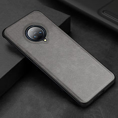 Soft Luxury Leather Snap On Case Cover S03 for Vivo Nex 3 5G Gray