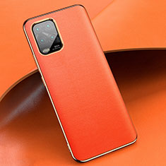 Soft Luxury Leather Snap On Case Cover S03 for Xiaomi Mi 10 Lite Orange