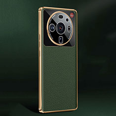 Soft Luxury Leather Snap On Case Cover S03 for Xiaomi Mi 12 Ultra 5G Green