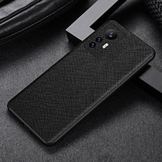Soft Luxury Leather Snap On Case Cover S03 for Xiaomi Mi 12S 5G Black