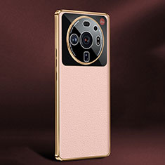 Soft Luxury Leather Snap On Case Cover S03 for Xiaomi Mi 12S Ultra 5G Pink