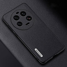 Soft Luxury Leather Snap On Case Cover S03 for Xiaomi Mi 13 Ultra 5G Black