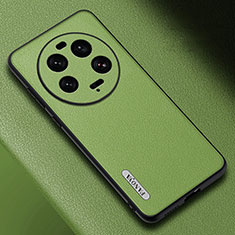 Soft Luxury Leather Snap On Case Cover S03 for Xiaomi Mi 13 Ultra 5G Green