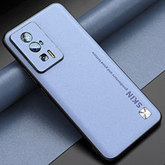 Soft Luxury Leather Snap On Case Cover S03 for Xiaomi Poco F5 Pro 5G Mint Blue
