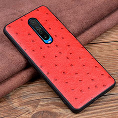 Soft Luxury Leather Snap On Case Cover S03 for Xiaomi Redmi K30 4G Red