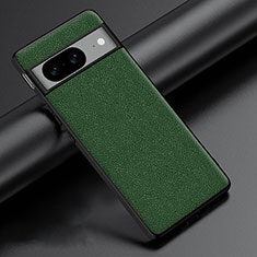 Soft Luxury Leather Snap On Case Cover S04 for Google Pixel 8 5G Green