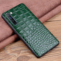 Soft Luxury Leather Snap On Case Cover S04 for Oppo K7 5G Green