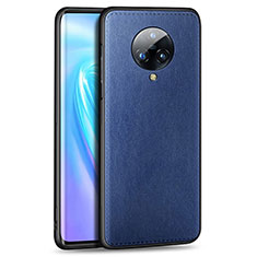 Soft Luxury Leather Snap On Case Cover S04 for Vivo Nex 3 5G Blue