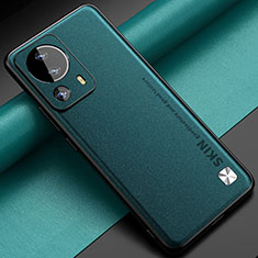 Soft Luxury Leather Snap On Case Cover S04 for Xiaomi Mi 13 Lite 5G Green