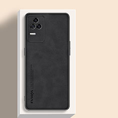 Soft Luxury Leather Snap On Case Cover S04 for Xiaomi Poco F4 5G Black