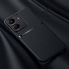 Soft Luxury Leather Snap On Case Cover S04 for Xiaomi Redmi 13C Black
