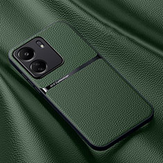 Soft Luxury Leather Snap On Case Cover S04 for Xiaomi Redmi 13C Green