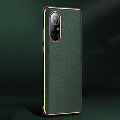 Soft Luxury Leather Snap On Case Cover S05 for Huawei Nova 8 5G Green