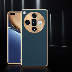 Soft Luxury Leather Snap On Case Cover S05 for Oppo Find X7 Ultra 5G Blue