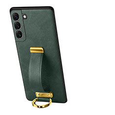 Soft Luxury Leather Snap On Case Cover S05 for Samsung Galaxy S21 5G Green