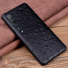 Soft Luxury Leather Snap On Case Cover S05 for Xiaomi Mi 10 Pro Black