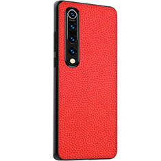 Soft Luxury Leather Snap On Case Cover S05 for Xiaomi Mi 10 Red