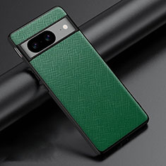 Soft Luxury Leather Snap On Case Cover S06 for Google Pixel 8 5G Green