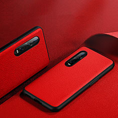 Soft Luxury Leather Snap On Case Cover S06 for Oppo Find X2 Pro Red