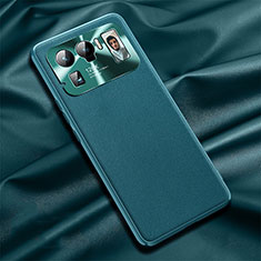 Soft Luxury Leather Snap On Case Cover S06 for Xiaomi Mi 11 Ultra 5G Green