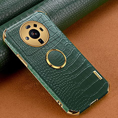 Soft Luxury Leather Snap On Case Cover S06 for Xiaomi Mi 12S Ultra 5G Green