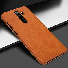 Soft Luxury Leather Snap On Case Cover S06 for Xiaomi Redmi Note 8 Pro Orange