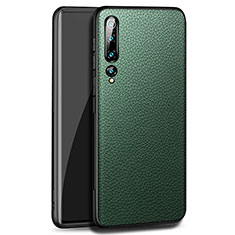 Soft Luxury Leather Snap On Case Cover S08 for Xiaomi Mi 10 Green
