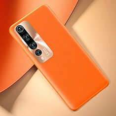 Soft Luxury Leather Snap On Case Cover T01 for Xiaomi Mi 10 Orange