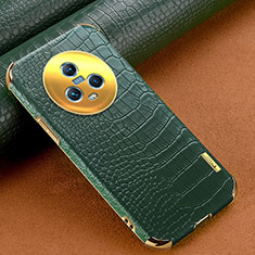 Soft Luxury Leather Snap On Case Cover XD1 for Huawei Honor Magic5 5G Green