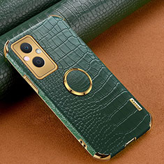 Soft Luxury Leather Snap On Case Cover XD1 for Oppo F21s Pro 5G Green