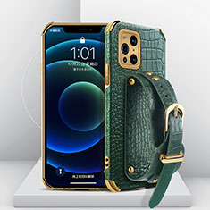 Soft Luxury Leather Snap On Case Cover XD1 for Oppo Find X3 Pro 5G Green