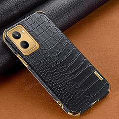 Soft Luxury Leather Snap On Case Cover XD1 for Realme 10 4G Black