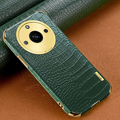 Soft Luxury Leather Snap On Case Cover XD1 for Realme 11 Pro+ Plus 5G Green