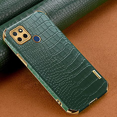 Soft Luxury Leather Snap On Case Cover XD1 for Realme V3 5G Green