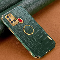 Soft Luxury Leather Snap On Case Cover XD1 for Samsung Galaxy A21s Green