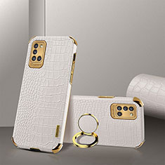 Soft Luxury Leather Snap On Case Cover XD1 for Samsung Galaxy A31 White